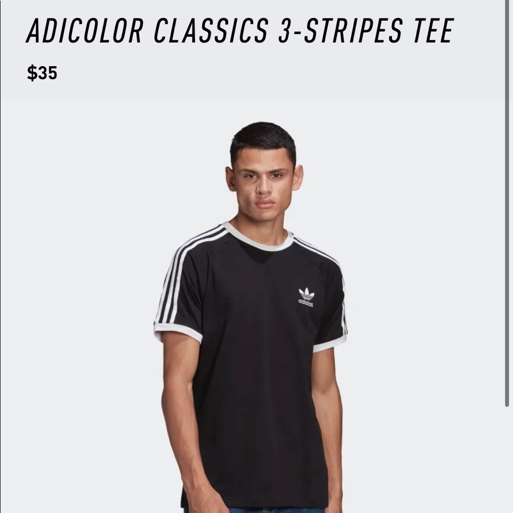 3 Stripes Adidas Tee